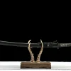 Dunkler Glanz-Schnitt - Handgeschmiedetes Katana aus T10 Werkzeugstahl