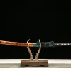 Dunkler Goldglanz - Handgeschmiedetes Katana aus T10 Werkzeugstahl