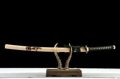 Dunkler Wolkenhieb - Handgeschmiedetes Katana aus T10 Werkzeugstahl