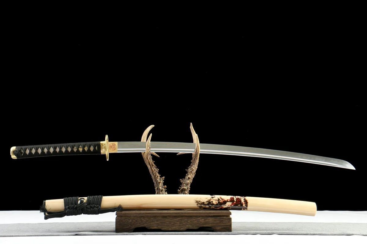 Dunkler Wolkenhieb - Handgeschmiedetes Katana aus T10 Werkzeugstahl - Image 2