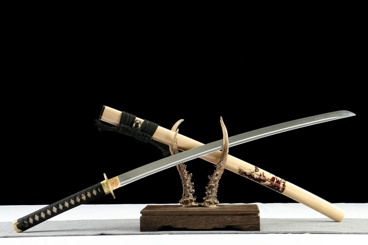 Dunkler Wolkenhieb - Handgeschmiedetes Katana aus T10 Werkzeugstahl - Image 6