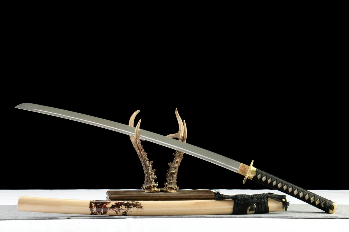 Dunkler Wolkenhieb - Handgeschmiedetes Katana aus T10 Werkzeugstahl - Image 7