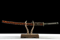 Dunkles Gold - Handgeschmiedetes Katana aus T10 Werkzeugstahl