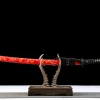 Flammen-Gold - Handgeschmiedetes Katana aus T10 Werkzeugstahl