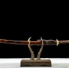 Flammenklinge - Handgeschmiedetes Katana aus T10 Werkzeugstahl