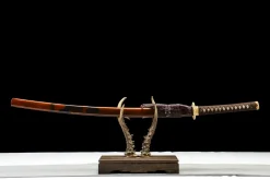 Flammenklinge - Handgeschmiedetes Katana aus T10 Werkzeugstahl