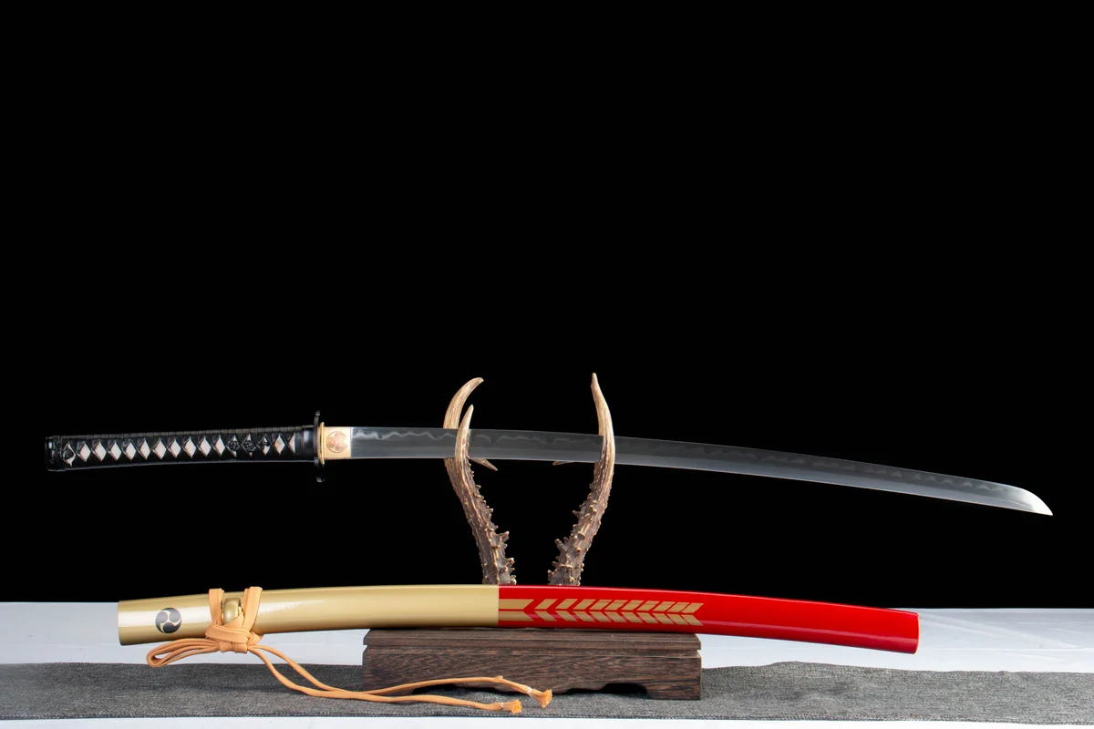 Flüchtige Pracht - Handgeschmiedetes Katana aus T10 Werkzeugstahl - Image 5