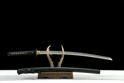 Alternative view of Gehärtete Nacht - Handgeschmiedetes Katana aus T10 Werkzeugstahl