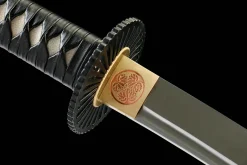 Gehärteter Donner - Handgeschmiedetes Katana aus T10 Werkzeugstahl