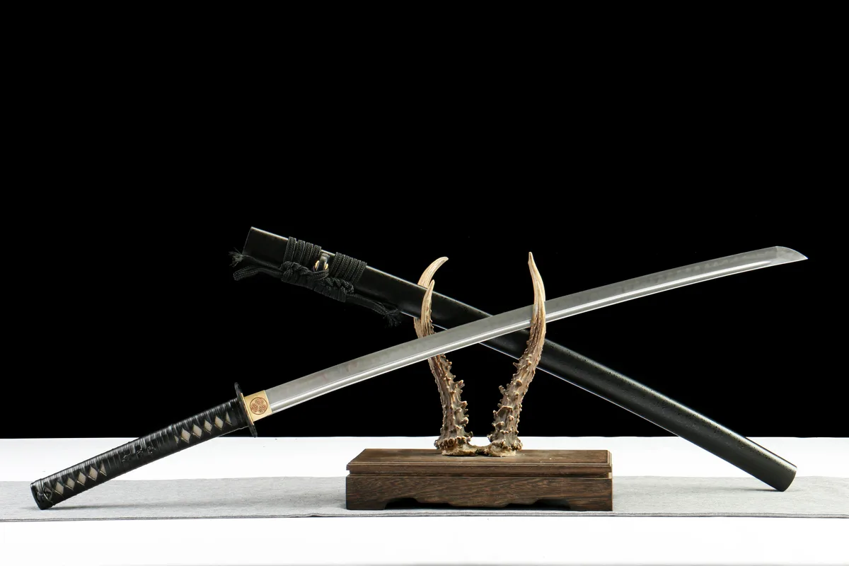 Gehärteter Stein - Handgeschmiedetes Katana aus T10 Werkzeugstahl - Image 2