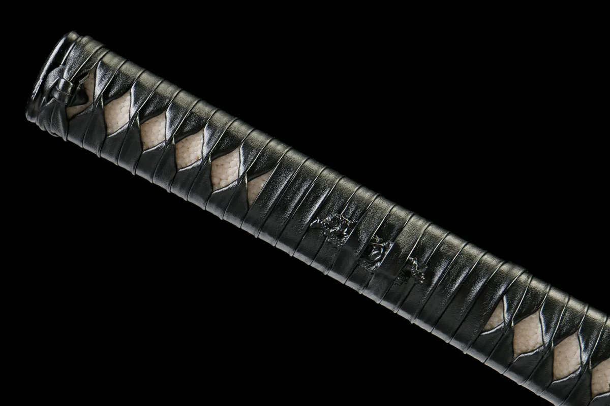 Gehärteter Stein - Handgeschmiedetes Katana aus T10 Werkzeugstahl - Image 10