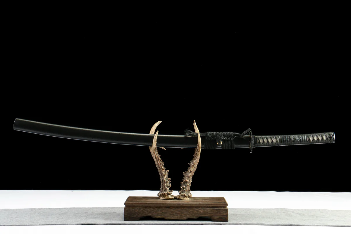 Gehärteter Stein - Handgeschmiedetes Katana aus T10 Werkzeugstahl - Image 4