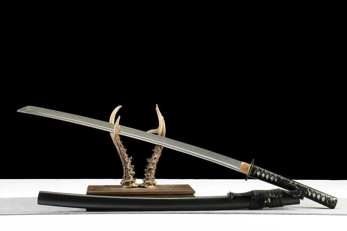 Gehärteter Stein - Handgeschmiedetes Katana aus T10 Werkzeugstahl - Image 5