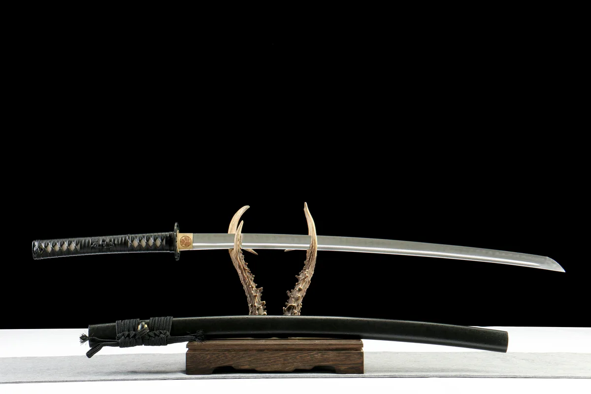 Gehärteter Stein - Handgeschmiedetes Katana aus T10 Werkzeugstahl - Image 6
