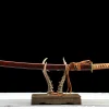 Goldener Faden - Handgeschmiedetes Katana aus T10 Werkzeugstahl