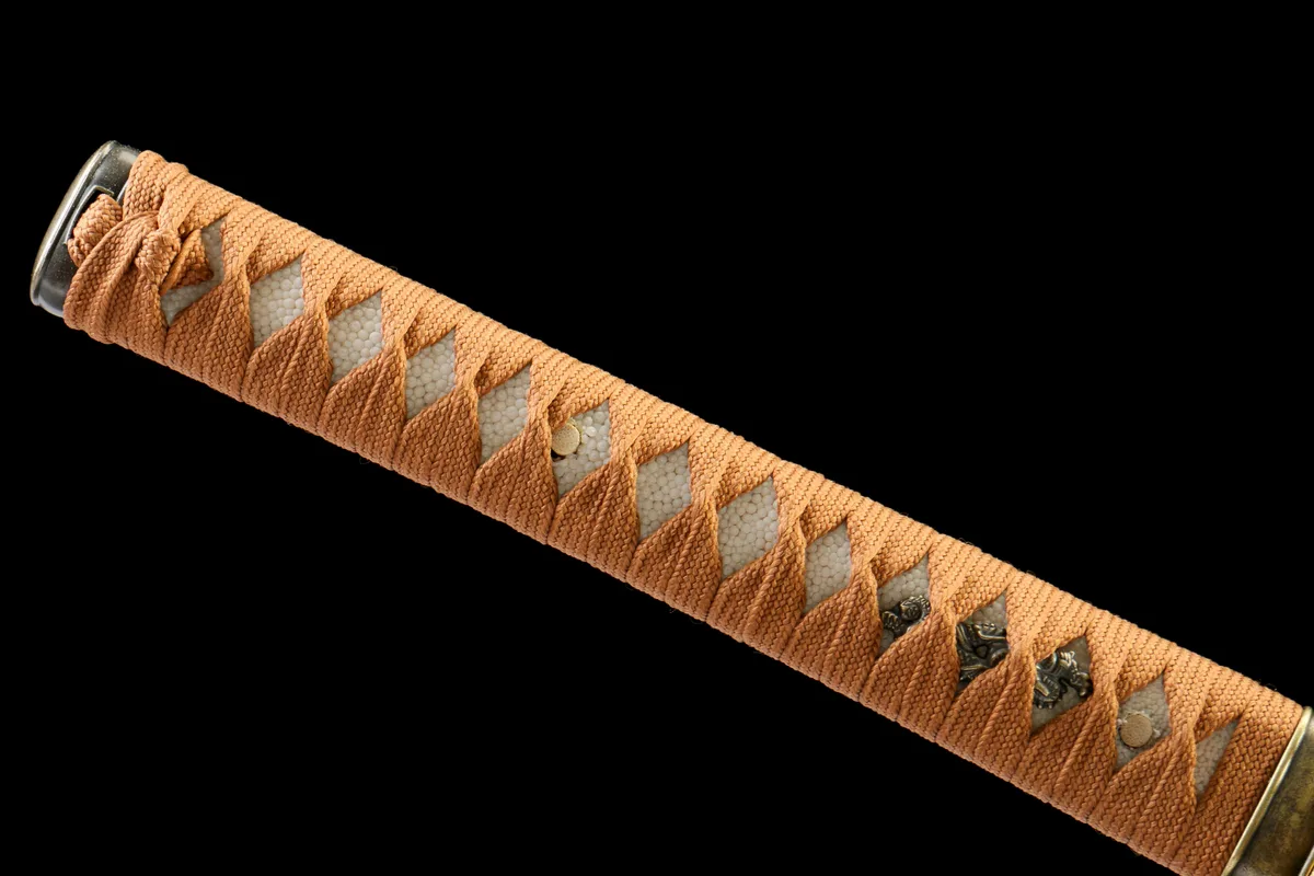 Goldener Faden - Handgeschmiedetes Katana aus T10 Werkzeugstahl - Image 3