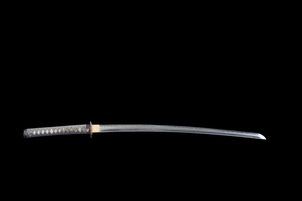 Herbstmond-Kälte - Handgeschmiedetes Katana aus T10 Werkzeugstahl