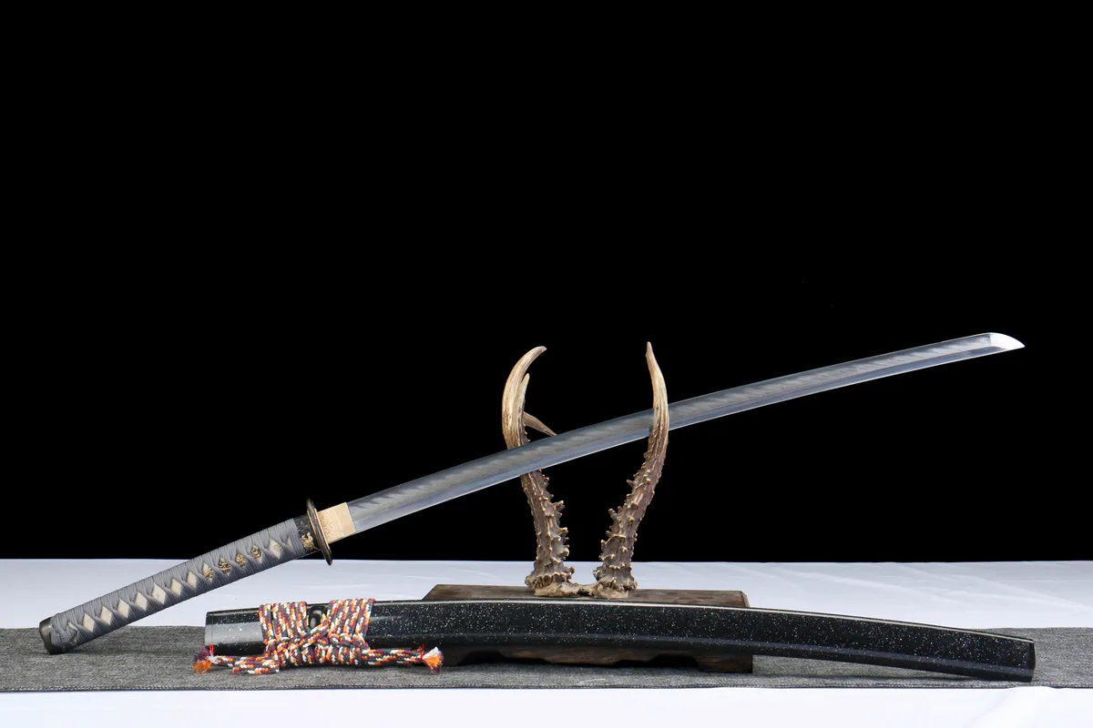 Herbstmond-Kälte - Handgeschmiedetes Katana aus T10 Werkzeugstahl - Image 7