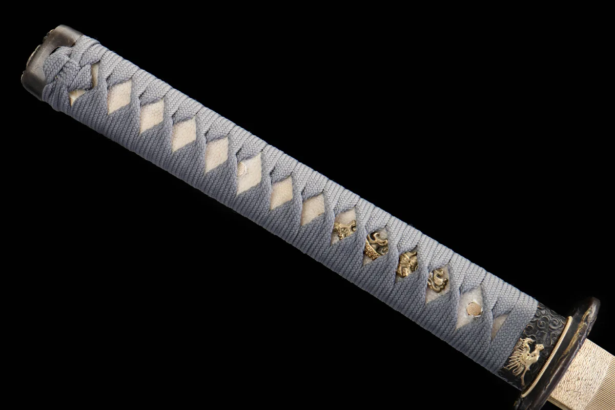 Herbstmond-Kälte - Handgeschmiedetes Katana aus T10 Werkzeugstahl - Image 4