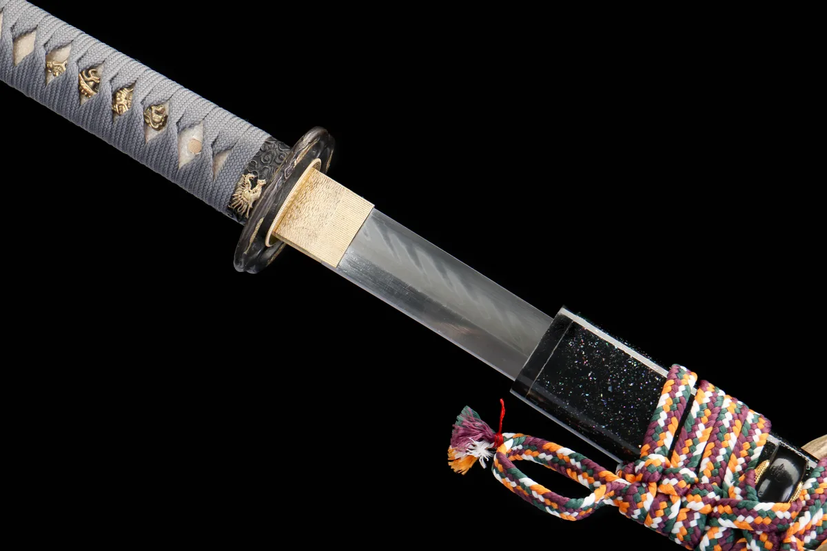 Herbstmond-Kälte - Handgeschmiedetes Katana aus T10 Werkzeugstahl - Image 5