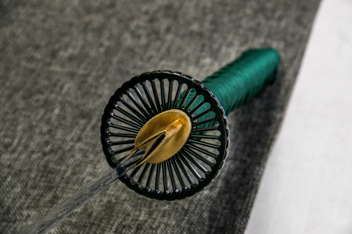 Jadeschatten - Handgeschmiedetes Katana aus T10 Werkzeugstahl - Image 7