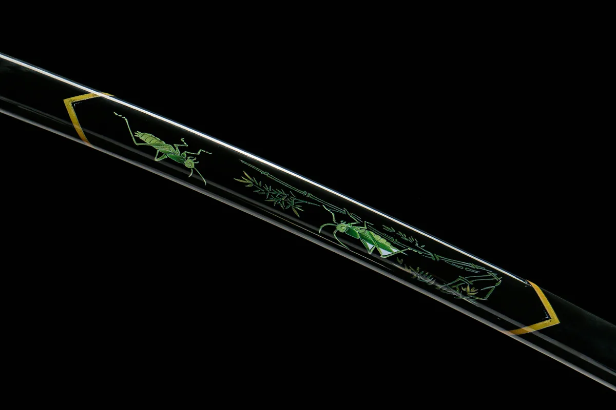 Jadeschatten - Handgeschmiedetes Katana aus T10 Werkzeugstahl - Image 11