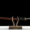 Karmesine Blüte - Handgeschmiedetes Katana aus T10 Werkzeugstahl