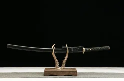 Karmesiner Schatten - Handgeschmiedetes Katana aus T10 Werkzeugstahl