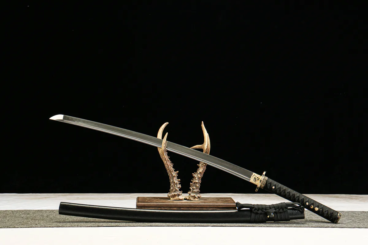 Karmesiner Schatten - Handgeschmiedetes Katana aus T10 Werkzeugstahl - Image 8