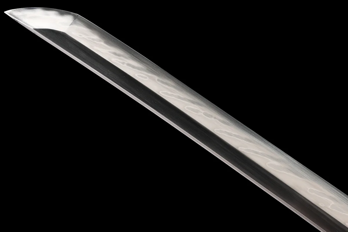 Karmesinrote Flammenwolke - Handgeschmiedetes Katana aus T10 Werkzeugstahl - Image 5