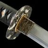 Obsidianisches Brüllen - Handgeschmiedetes Katana aus T10 Werkzeugstahl