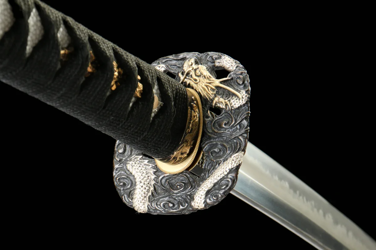 Obsidianisches Brüllen - Handgeschmiedetes Katana aus T10 Werkzeugstahl - Image 11