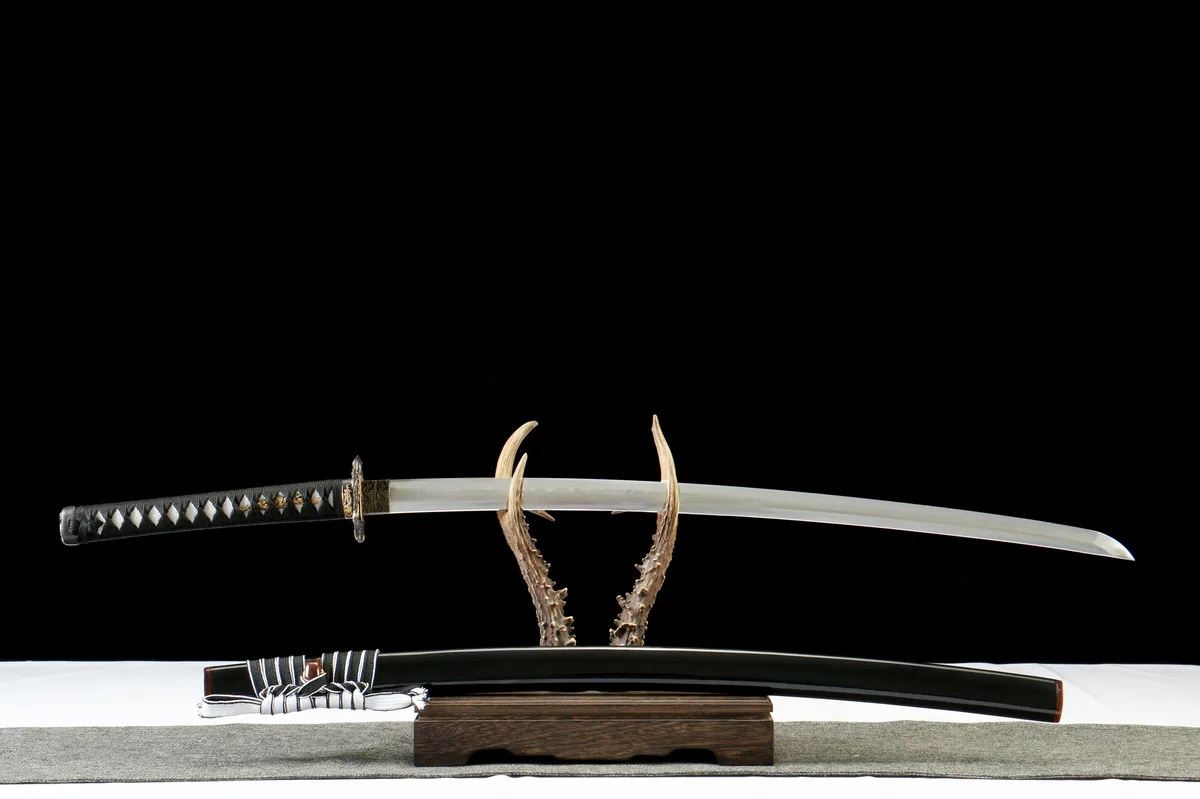 Obsidianisches Brüllen - Handgeschmiedetes Katana aus T10 Werkzeugstahl - Image 6