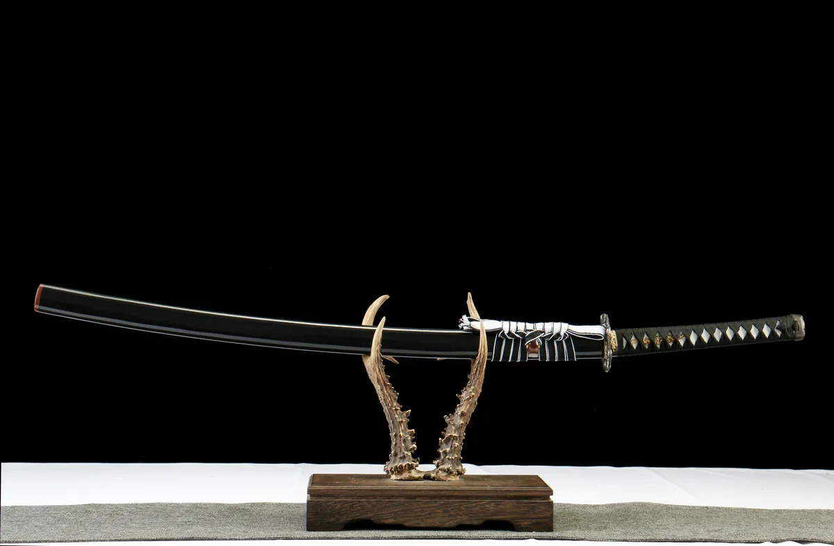 Obsidianisches Brüllen - Handgeschmiedetes Katana aus T10 Werkzeugstahl - Image 7