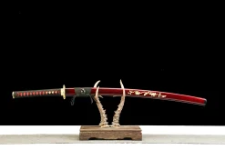 Rosenflamme - Handgeschmiedetes Katana aus T10 Werkzeugstahl