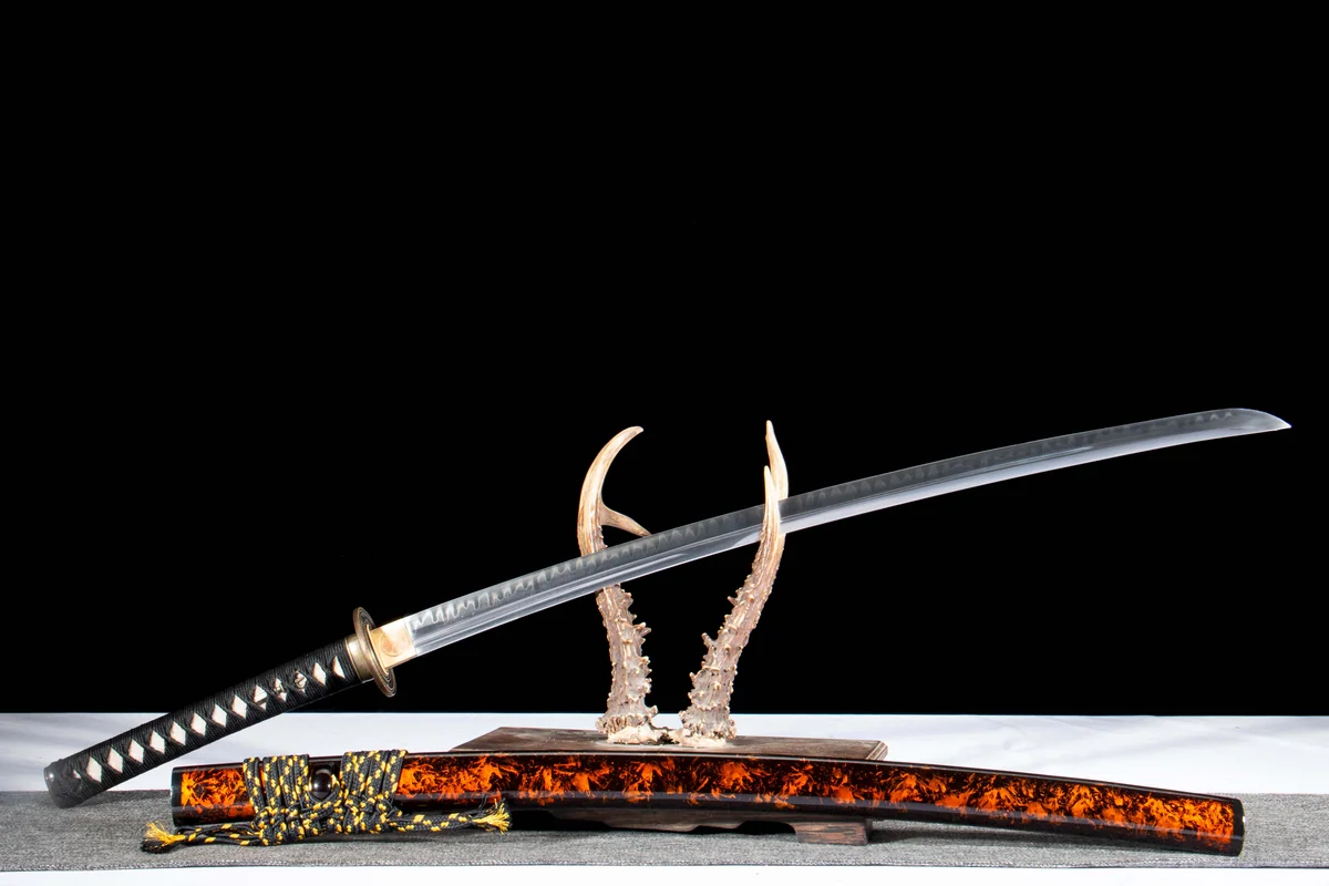 Roter Staubwanderer - Handgeschmiedetes Katana aus T10 Werkzeugstahl - Image 6