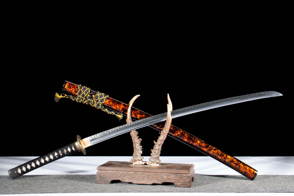 Roter Staubwanderer - Handgeschmiedetes Katana aus T10 Werkzeugstahl - Image 7