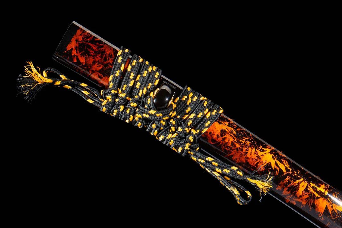 Roter Staubwanderer - Handgeschmiedetes Katana aus T10 Werkzeugstahl - Image 9
