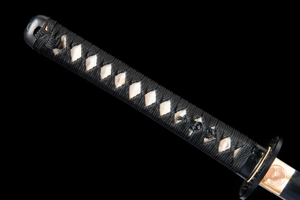 Rotes Radblütenspiel - Handgeschmiedetes Katana aus T10 Werkzeugstahl - Image 11