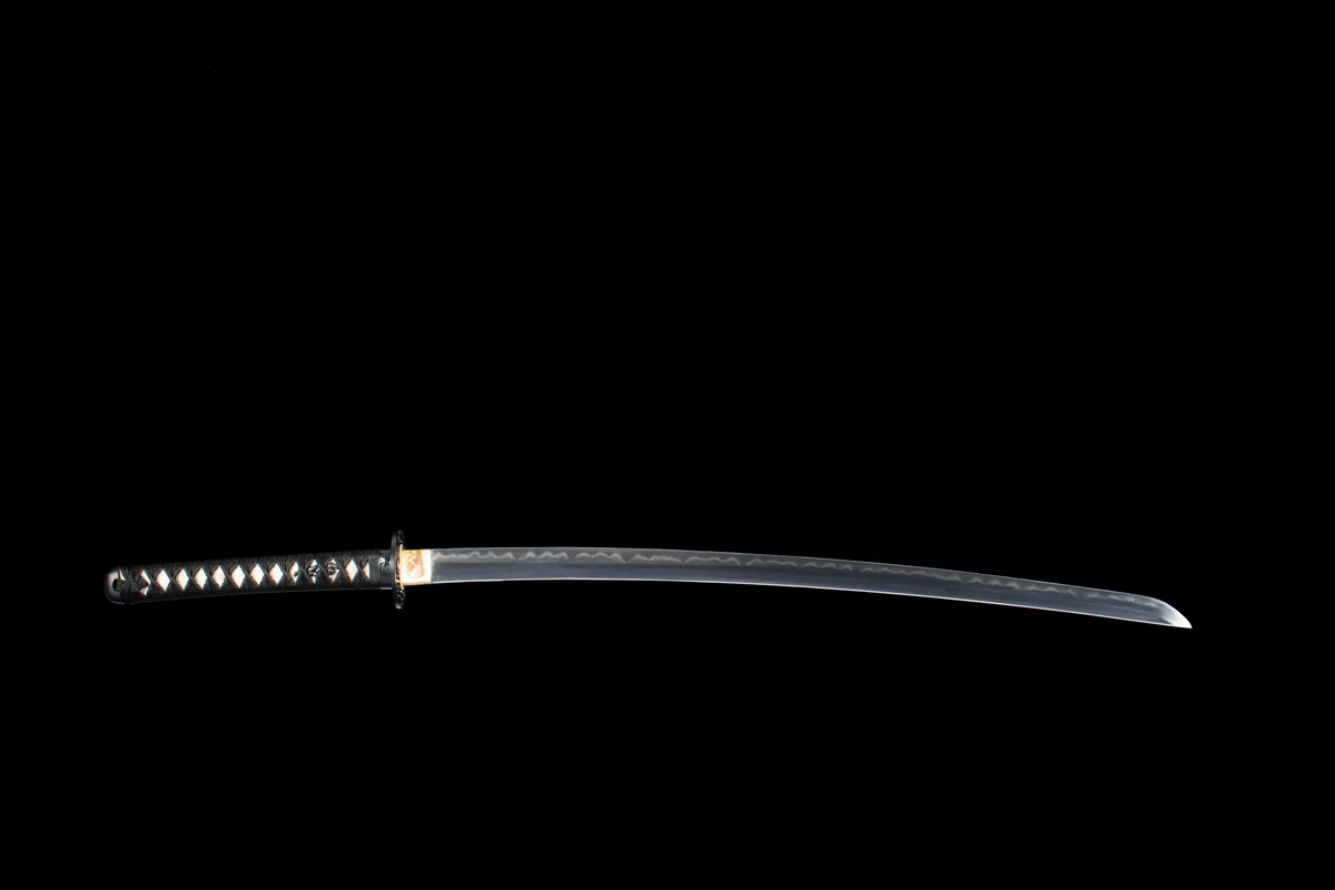 Rotes Radblütenspiel - Handgeschmiedetes Katana aus T10 Werkzeugstahl - Image 4