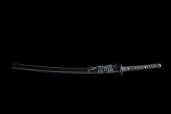 Alternative view of Scharlachherz - Handgeschmiedetes Katana aus T10 Werkzeugstahl
