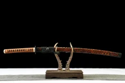 Schattenklinge - Handgeschmiedetes Katana aus T10 Werkzeugstahl