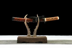 Alternative view of Schattenklinge Set - Handgeschmiedetes Katana aus T10 Werkzeugstahl