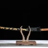 Schnee-Mond-Blüte - Handgeschmiedetes Katana aus T10 Werkzeugstahl