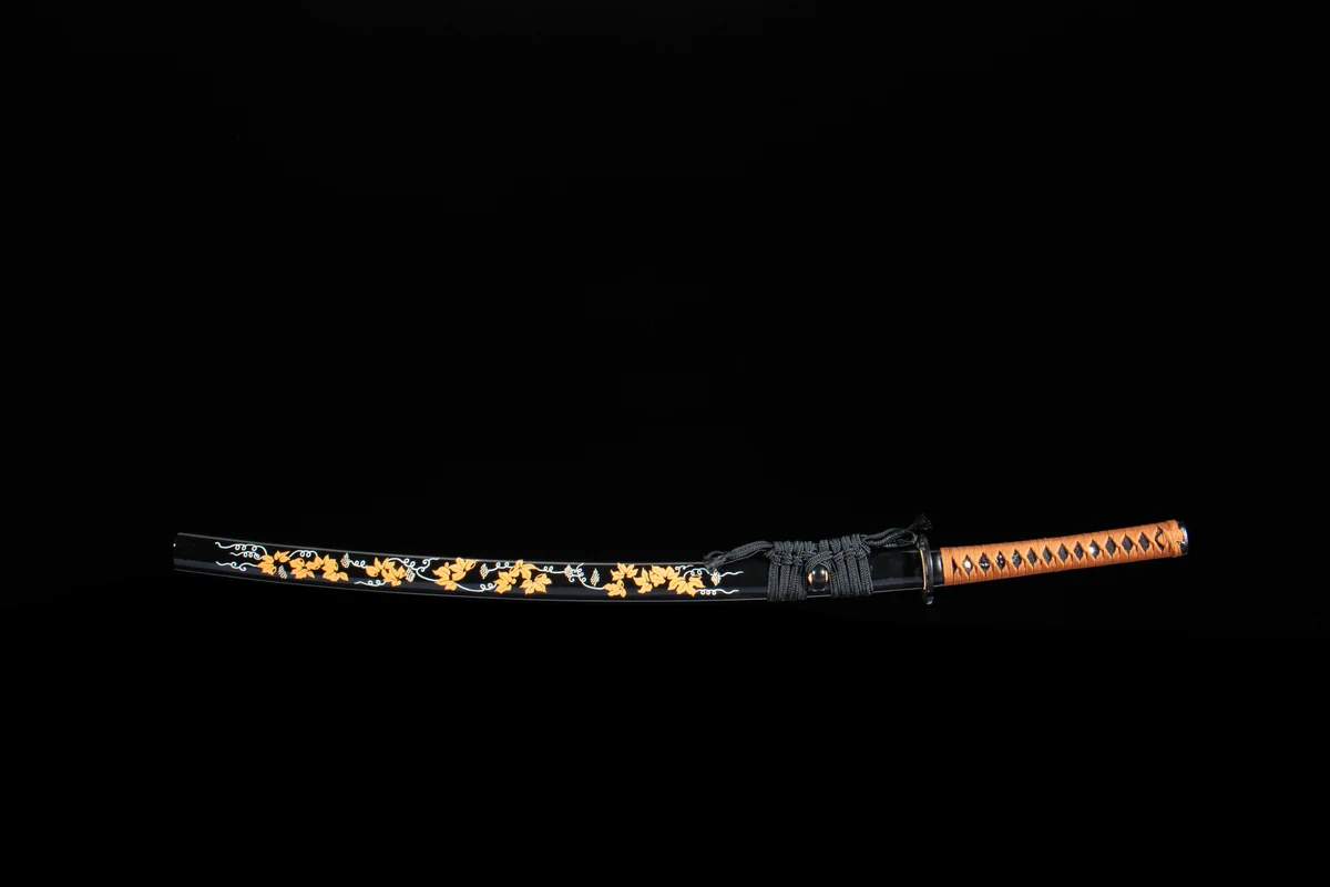 Schnee-Mond-Blüte - Handgeschmiedetes Katana aus T10 Werkzeugstahl - Image 3