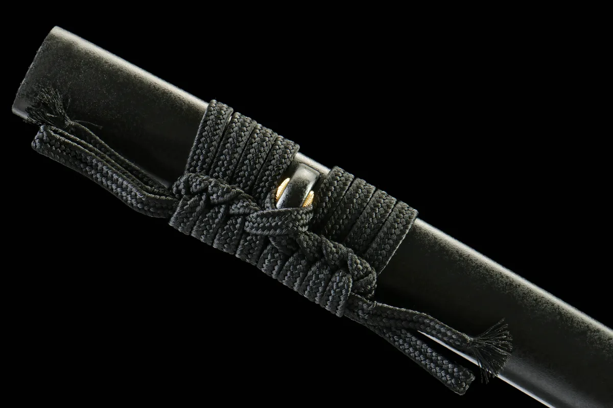 Schwarzer Golddrache - Handgeschmiedetes Katana aus T10 Werkzeugstahl - Image 6