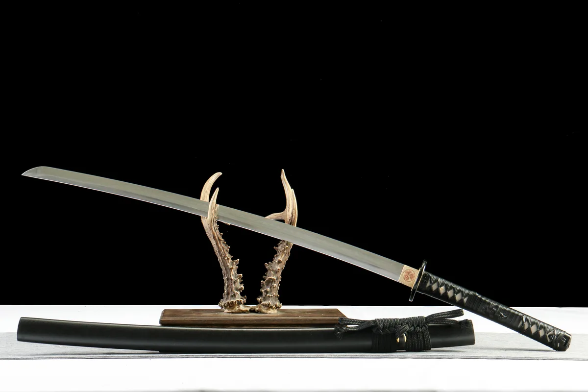 Schwarzer Golddrache - Handgeschmiedetes Katana aus T10 Werkzeugstahl - Image 9