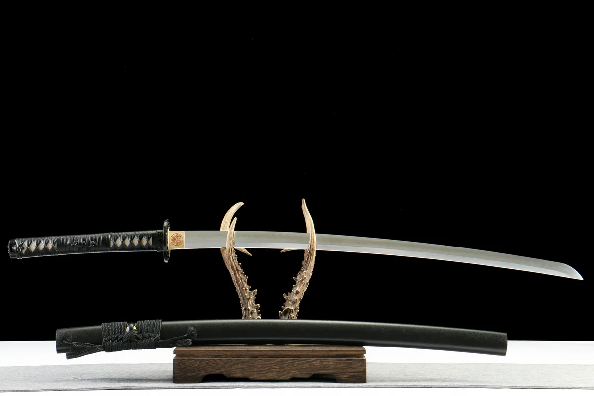 Schwarzer Golddrache - Handgeschmiedetes Katana aus T10 Werkzeugstahl - Image 3