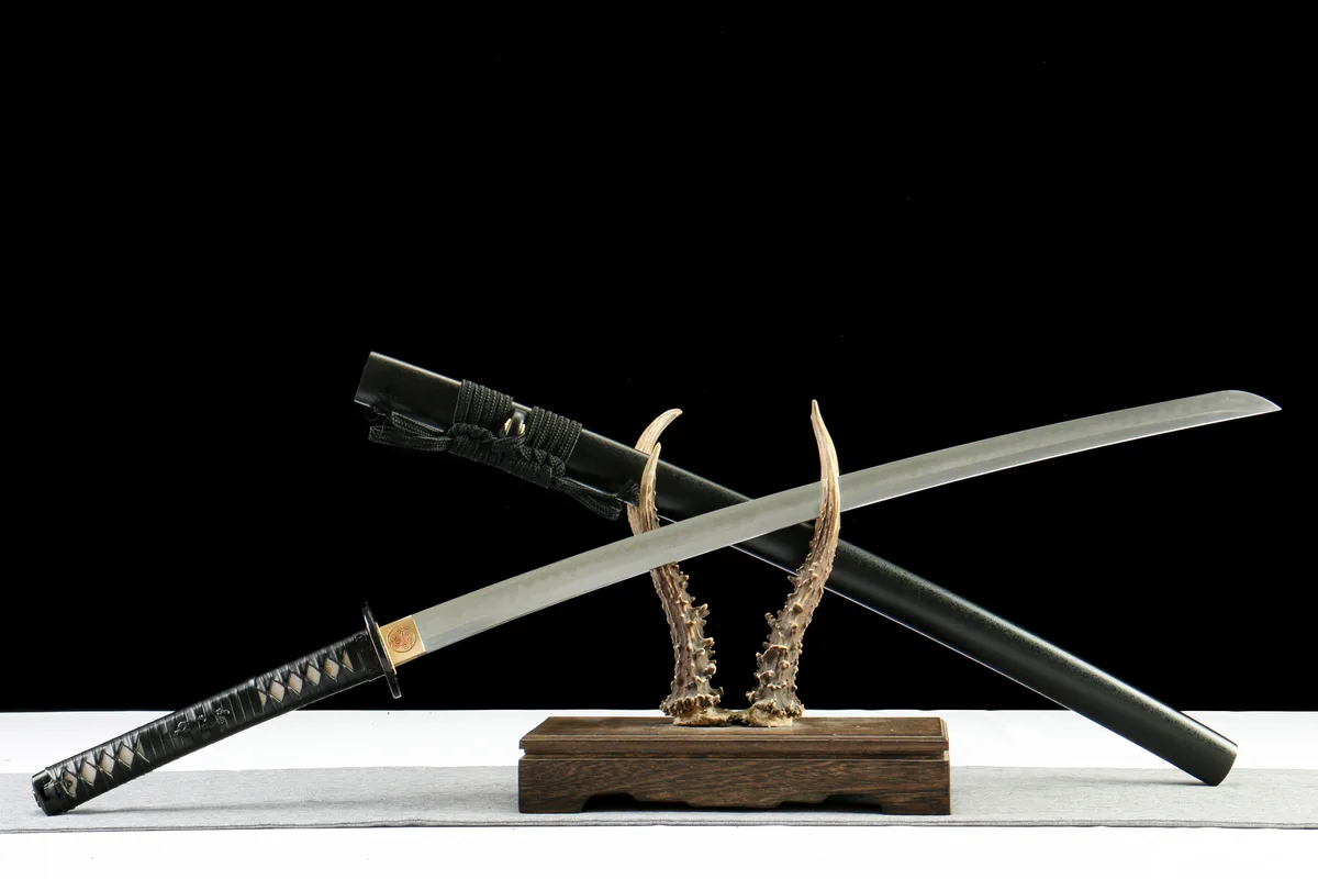 Schwarzer Golddrache - Handgeschmiedetes Katana aus T10 Werkzeugstahl - Image 4