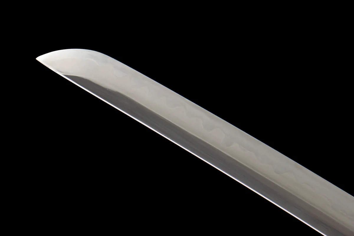 Schwarzgold Blaue Seide - Handgeschmiedetes Katana aus T10 Werkzeugstahl - Image 11